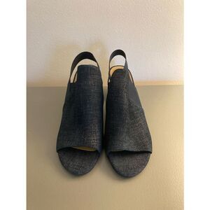 Vaneli Denim Berky Slingback heels‎